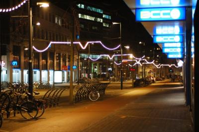 some street at night time