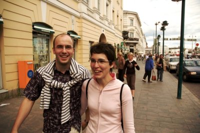 Martin and Elodie in Helsinki