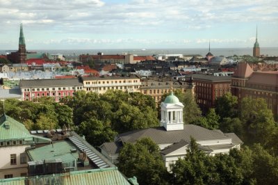 View over Helsinki from Torni