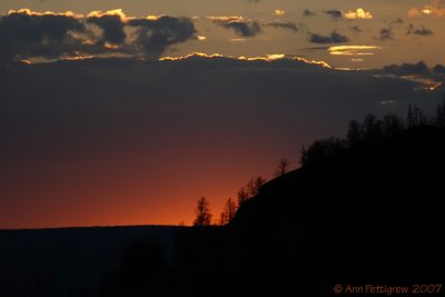 Yellowstone Sunset