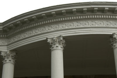 Detail of plaster work on cornice