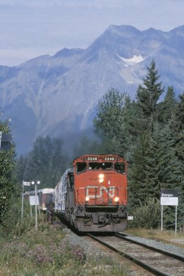 CN train 202 at Red Pass.