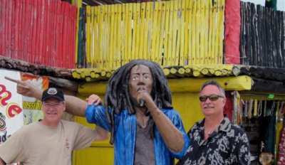 Michael & Greg at Bob Marleys
