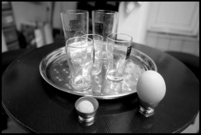White Swan kitchen - Andrew's eggs