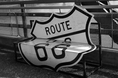route 66 bench