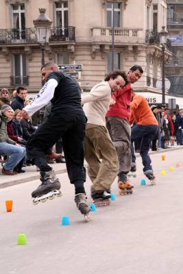 Notre Dame skaters