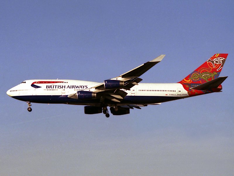 B747-400  G-BNLS