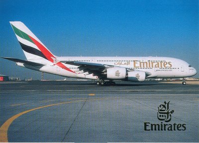 Emirates Airline Postcard Series