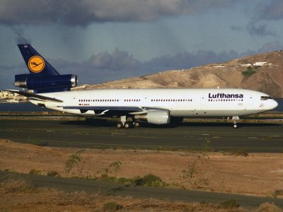 In the most recent colours, ready for departure at Las Palmas, subbing for Condor.Type no longer with LH, replaced with A330's.