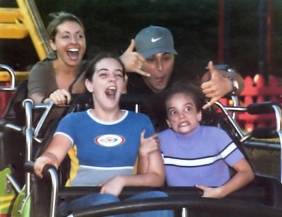My dauther's at Canada's wonderland in 1999 and their first roller coaster ride  and they never ride again  !!! guess why ???