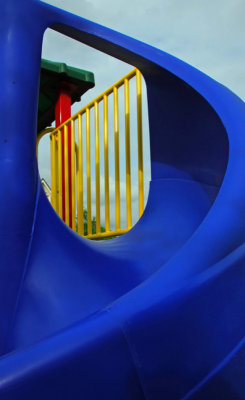 Curving slide