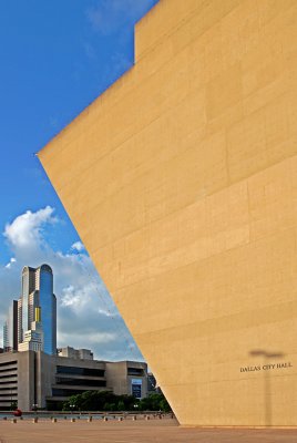 Unique Angle from Dallas City Hall