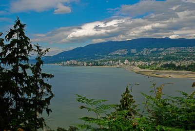 Stanley Park looking at North Vancouver