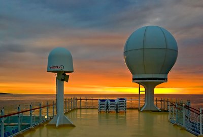 Antennas at dawn