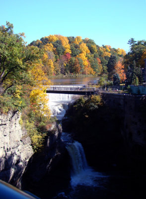 Triphammer Falls, Beebe Lake & Fall Foliage