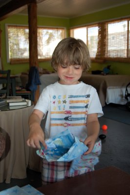 Evan Opening Presents