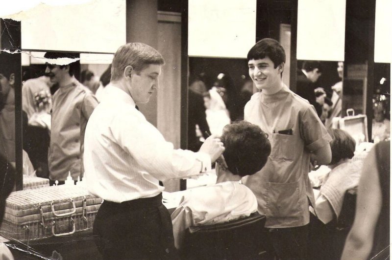 Mark Hilliard. Later Mark joined his brothers at the famous John Mark and Paul salon Mayfair