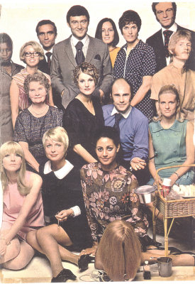 A representation of the a few of the staff that worked for the Boss in 1967