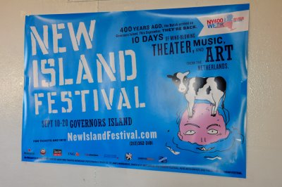Festival Poster on the Ferry