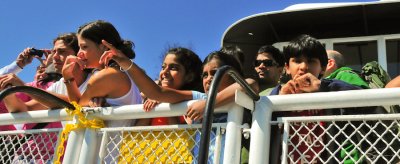 On the Ferry to Governors Island