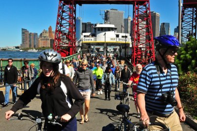 Disembarking the Ferry