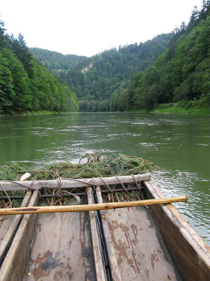 Rafting through the Dunajec River Gorge