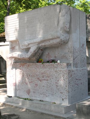 Cimetiere du Pere-Lachaise - Oscar Wilde's Grave