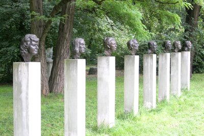 Statues in Arkadia Park