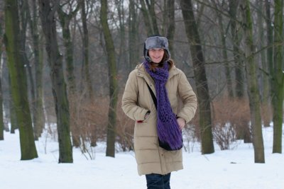 All wrapped up in the Tiergarten...