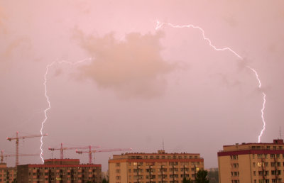 Lightning Arch over Warsaw