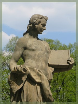 Statue in Saski Park