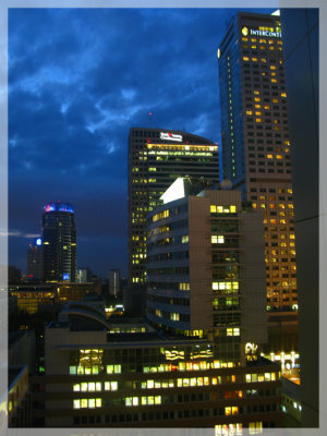 Warsaw from Złote Tarasy