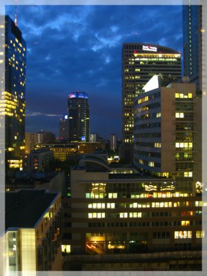 Warsaw from Złote Tarasy