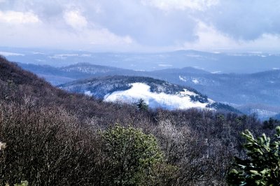 Stone Mountain NC, From Stone Mountain Overlook From BRPW