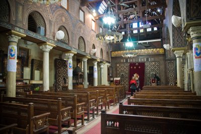 inside the Coptic church