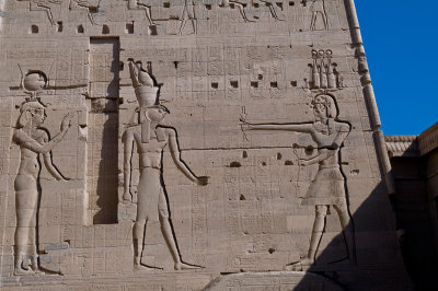 Isis Horus  Seth at Philae