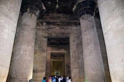 hypostyle hall with huge columns