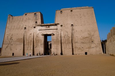 temple of Horus at Edfu(btw Lux & Aswan)