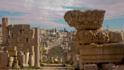 ruins before city of Jerash