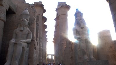 dual statues of Rameses