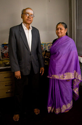 Manager, Hindu Soc.N.A. & wife