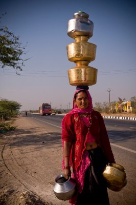 carrying water