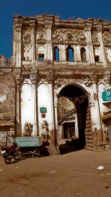 old Bhuj gate and wall