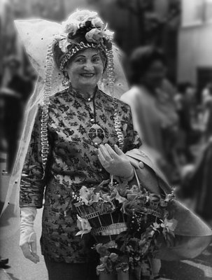 Hat with Roses  Veil Easter Parade 1976.jpg