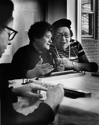 mahjong players senior center 1976