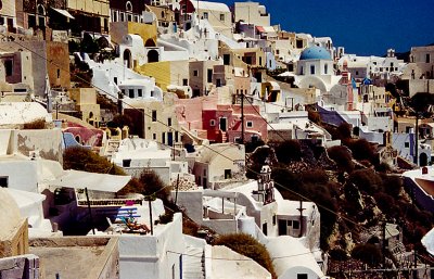 Santorini Landscape fron Oie