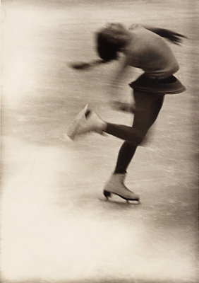Iceskater at Rockefeller Center (1970's)