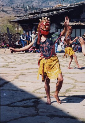 Bhutan Knife Dancer