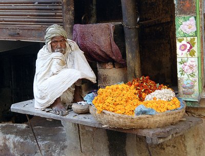  Varanasi flower seller