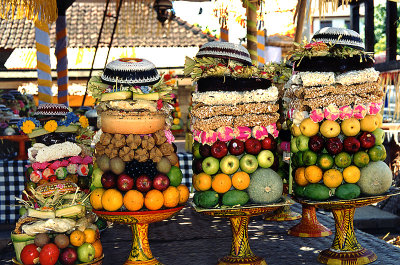 Balinese Fruit Offerings